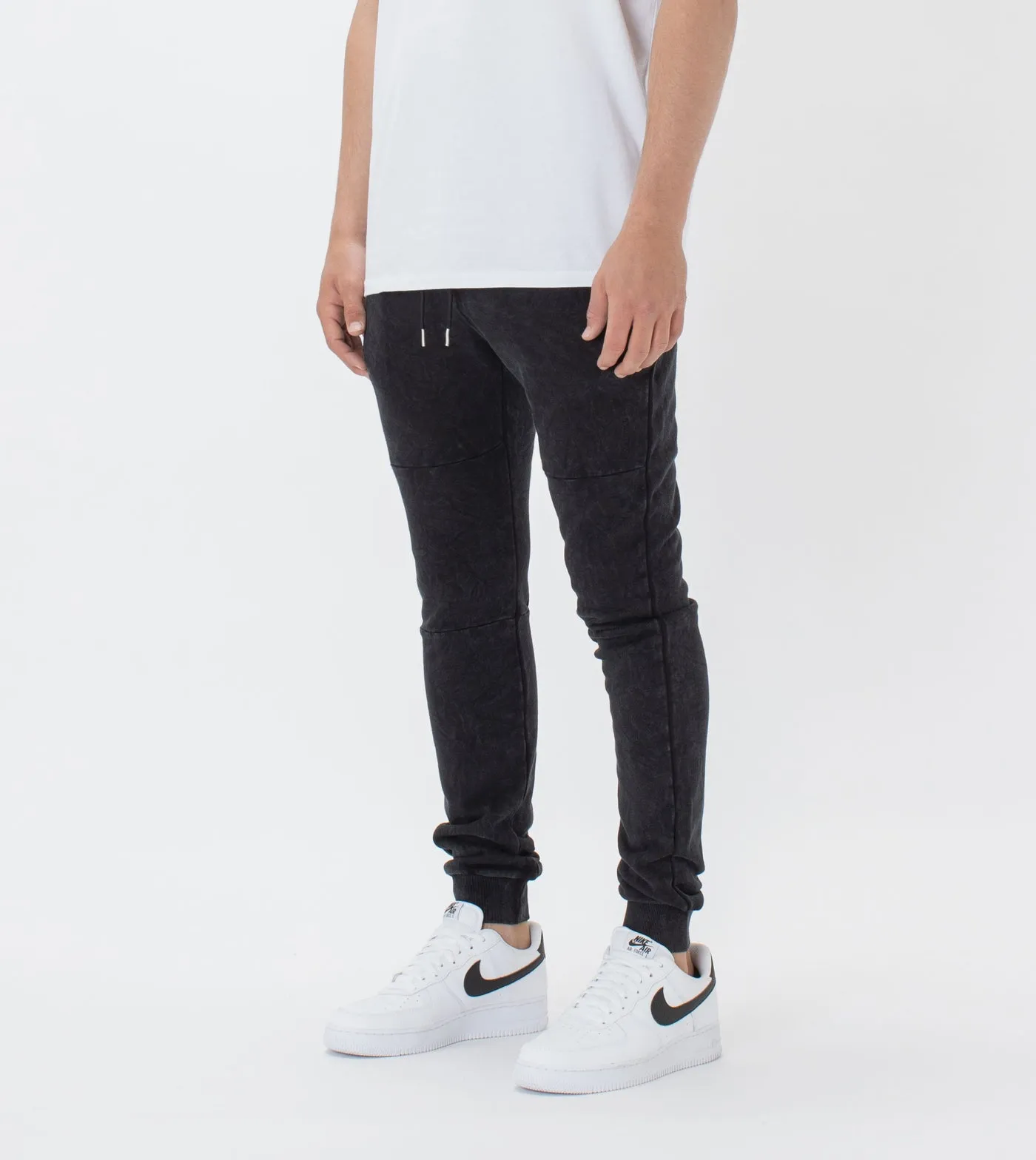 Zanerobe Sureshot Fleece Jogger Black Salt 721-NON