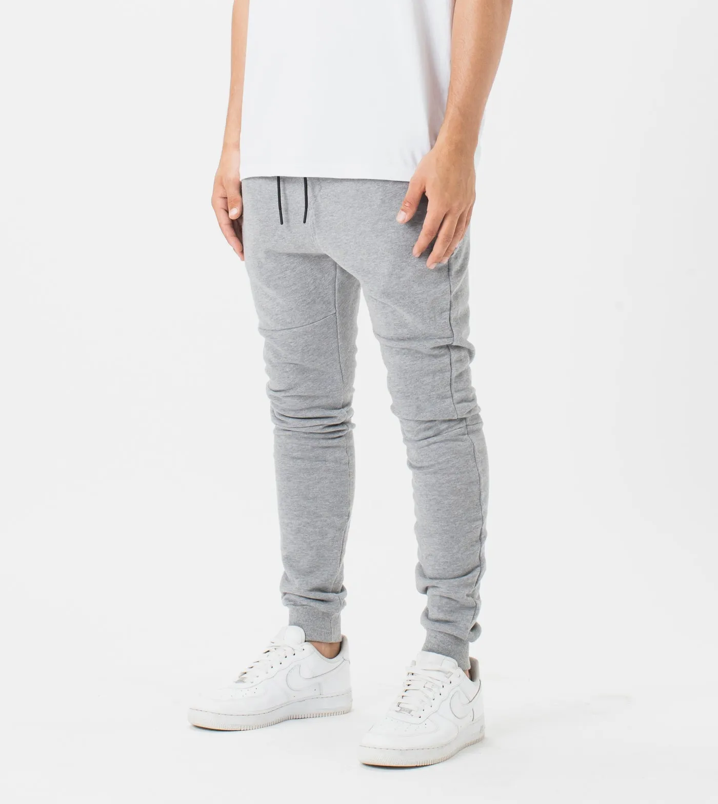 Zanerobe Sureshot Fleece Jogger Dk Grey Marle 711-ORC