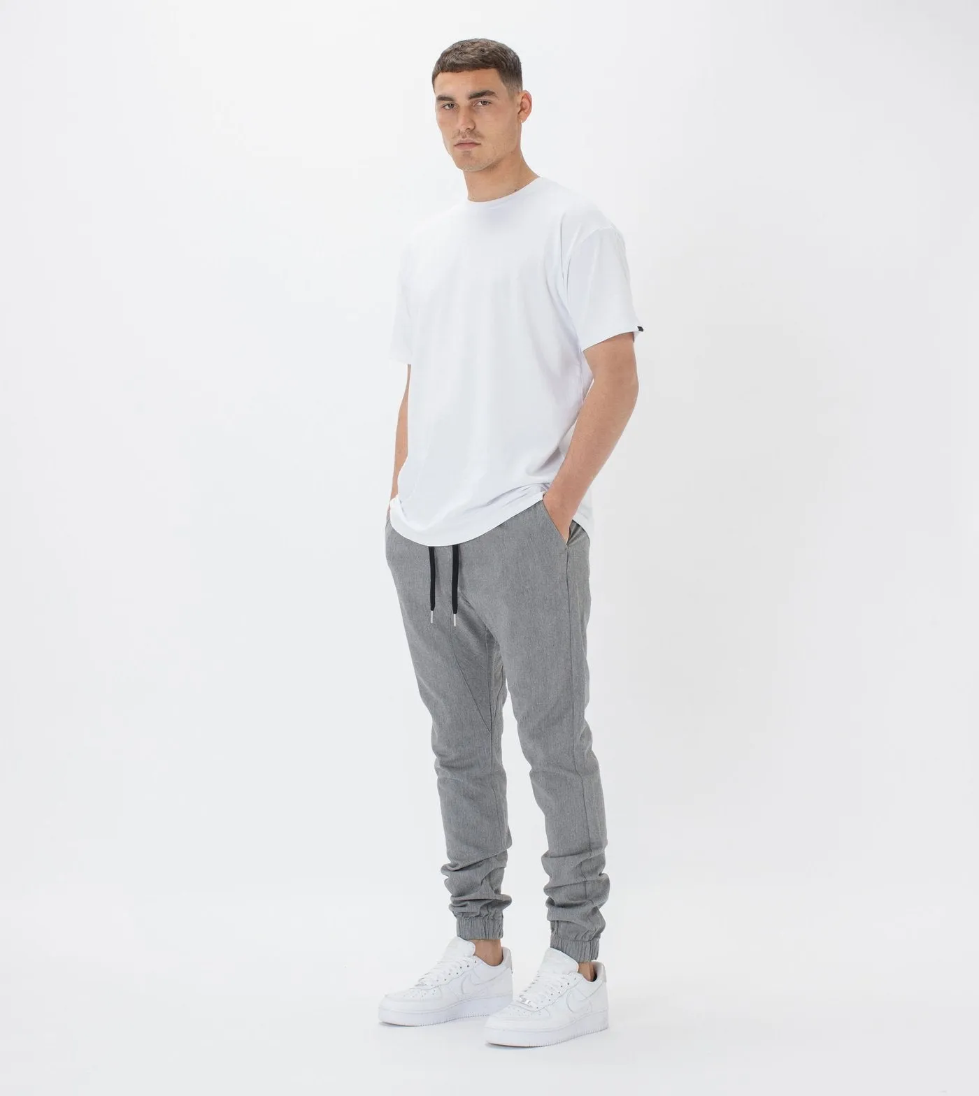 Zanerobe Sureshot Jogger Dk Grey Marle 702-NON